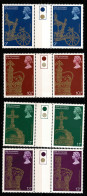 Ref 1610 - 1978 Coronation Set In Traffic Light Gutter Pairs - Nuovi