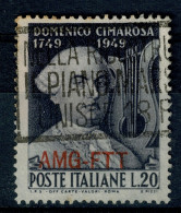 Ref 1610 - 1949  Italy Trieste Zone A L20 Cimerosa Used Stamp - Oblitérés