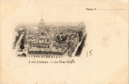 CPA PARIS 7e-A Vol D'oiseau-La Tour Eiffel (327553) - Tour Eiffel