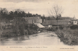 Songeons (60 - Oise) Le Château Et La Rivière Le Thérain - Lavoir - Songeons