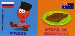 Magnets Magnet Leclerc Reperes Russie Steak De Crocodile - Tourism