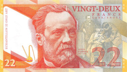 22 Francs Louis Pasteur 2022 Unc Specimen - Specimen
