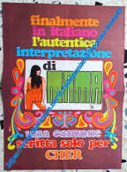 B242> < CHER > Pagina Pubblicità Per Il 45 GIRI < Mama (versione Italiana) > 1967 - Posters