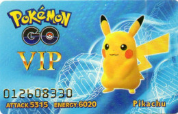 TRADING CARD - VIP CARD POKEMON - ANIME MANGA CARTOON - PIKACHU - Sonstige & Ohne Zuordnung