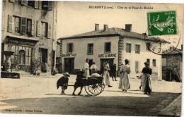 CPA AK BELMONT - Coté De La Place Du Marché (226404) - Belmont De La Loire