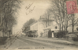 CPA AK PONTCHARRA - Gare P.L.M. (215500) - Pontcharra