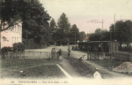 CPA PONTCHARRA - Place De La Gare (215501) - Pontcharra