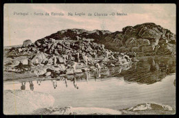 SERRA DA ESTRELA - Na Lagôa Da Clareza - O Banho (Ed. S. P. Serra Da Estrela / Cliché Da Foto Beleza ) Carte Postale - Guarda