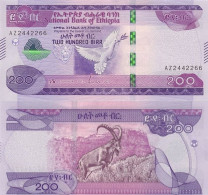 ETHIOPIA  200 Birr 2020 P W58 UNC - Ethiopië