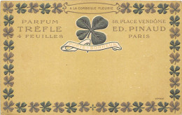 PARIS-75001- A MA CORBEILLE FLEURIE PARFUM TREFLE 4 FEUILLES- 18 PLACE VENDÔME ED . PINAUD - Arrondissement: 01