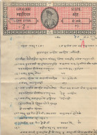 SPECTACULAIRE PAPIER TIMIBRE ANCIEN ETAT PRINCIER Des INDES  état De GWALIOR TWO  ANNAS ROUGE  ET NOIR - Altri & Non Classificati