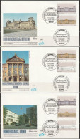 BRD 1985 FDC MiNr.1287 - 1289 Aus Block 20 Zusammendruck-Garnitur. Auf 3 FDC ( D2221) Günstige Versandkosten - 1981-1990