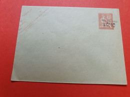 Entier Postal Type Mouchon 15ct Surchargé Taxe Réduite à 0f10, Non Utilisé - Réf 329 - Standard Covers & Stamped On Demand (before 1995)