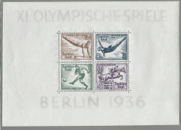 Germania Reich 1936 - Olimpic Games Set MH - Ete 1936: Berlin