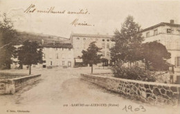 Cpa LAMURE SUR AZERGUES (Rhône) 69 - 1903 N° 409 G. Belin, Villefranche - Lamure Sur Azergues
