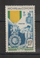 Comores 1952 Médaille Militaire 12, 1 Val ** MNH - Unused Stamps