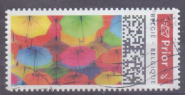 België - Duostamp  - Paraplu - QR Code - Zonder Papierresten - Used Stamps
