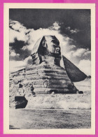 291438 / Egypt - Giza - Great Sphinx , Colossal Limestone Statue And Cheops Pyramid 1964 PC Publ. Russia USSR Egypte - Sphynx