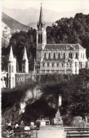 FRANCE - 65 - Lourdes - La Basilique Et La Grotte - Carte Postale Ancienne - Lourdes