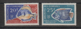 Comores 1968  Poissons 47-48, 2 Val ** MNH - Unused Stamps