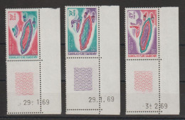 Comores 1969 Tapis De Prières 50-52, 3 Val ** MNH Coin De Feuilles - Ungebraucht