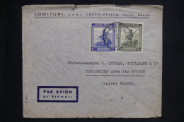 CONGO BELGE - Enveloppe Commerciale De Léopoldville Pour La France En 1947 - L 143473 - Lettres & Documents