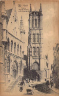 BELGIQUE - GAND - Ingang Van Het Belfort En St Baafskerk - Carte Postale Ancienne - Gent