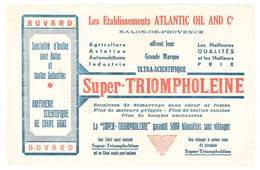 Buvard Etablissements Atlantic Oil & And Co, Salon De Provence, Huile Super-Triompholeine - Macchina