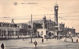 BELGIQUE - GAND - La Gare St Pierre - Carte Postale Ancienne - Gent