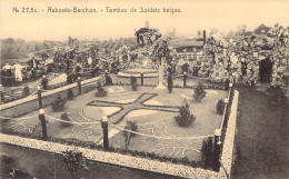 BELGIQUE - RABOSSEE BARCHON - Tombes Des Soldats Belges - Carte Postale Ancienne - Autres & Non Classés