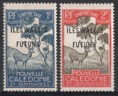 Wallis & Futuna Timbres-Taxe N°21* & 22* Neufs Charnière TB Cote 4.00€ - Portomarken