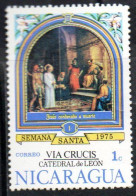 NICARAGUA 1975  EASTER STATION OF THE CROSS JESUS CONDEMNED 1c MNH - Nicaragua