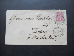 AD NDP 1869 GA Umschlag 1 Groschen Auf Umschlag Von Preußen U 36  Stempel K2 Landsberg ADW - Ganzsachen