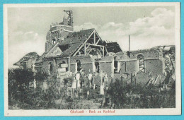 * Geluveld - Gheluvelt (Zonnebeke - Ieper - Ypres) * (Uitgever A. Herman - Hoet) Kerk En Kerkhof, église, Cimetière, TOP - Zonnebeke