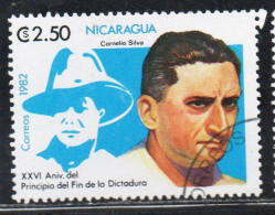 NICARAGUA 1982 DICTATORSHIP CORNELIO SILVA 2.50cor USED USATO OBLITERE' - Nicaragua