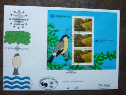 1986 EUROPA FDC SERVICE  BIRDS - Cartas & Documentos