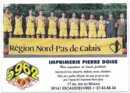 CP BASKET - 59-62 PROMOTION BASKET - ESCAUDOEUVRES ( Nord - Pas De Calais ) - Basketball