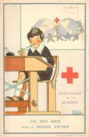 FANTAISIE - Croix-Rouge De La Jeunesse - J'ai Des Amis Dans Le Monde Entier - Carte Postale Ancienne - Other & Unclassified