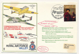 GRANDE BRETAGNE - Env. 30e Anniv. 1st Flight Havilland Vampire - British Forces Postal Service - 20 Sept 1973 - Storia Postale