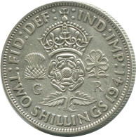 2 SHILLING 1941 UK GREAT BRITAIN SILVER Coin #AH004.1.U - J. 1 Florin / 2 Schillings