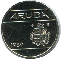 10 CENTS 1989 ARUBA Moneda (From BU Mint Set) #AH075.E - Aruba