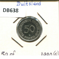 50 PFENNIG 1990 G BRD DEUTSCHLAND Münze GERMANY #DB638.D - 50 Pfennig