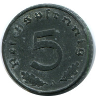 5 REICHSPFENNIG 1941 A DEUTSCHLAND Münze GERMANY #AX564.D - 5 Reichspfennig