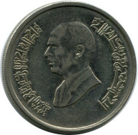 10 Qirsh / Piastres 1993 JORDANIA JORDAN Moneda #AP093.E - Jordania
