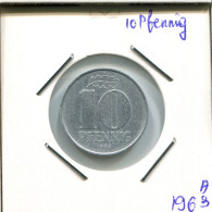 10 PFENNIG 1963 DDR EAST ALLEMAGNE Pièce GERMANY #AR758.F - 10 Pfennig