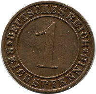 1 REICHSPFENNIG 1928 G ALLEMAGNE Pièce GERMANY #DB782.F - 1 Rentenpfennig & 1 Reichspfennig