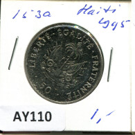 50 CENTIMES 1995 HAITÍ HAITI Moneda #AY110.2.E - Haiti