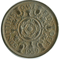 2 SHILLING 1959 UK GBAN BRETAÑA GREAT BRITAIN Moneda #AY993.E - J. 1 Florin / 2 Schillings