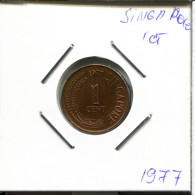 1 CENT 1977 SINGAPORE Coin #AR816.U - Singapore