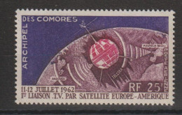 Comores 1962 Télécommunications PA 7, 1 Val ** MNH - Poste Aérienne